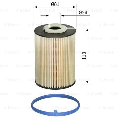Kuro filtras BOSCH F 026 402 128