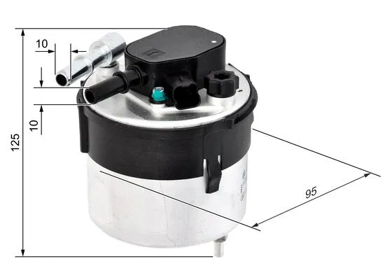 Kuro filtras BOSCH F 026 402 204