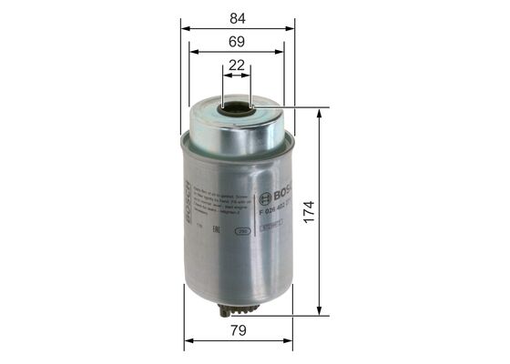 Kuro filtras BOSCH F 026 402 271