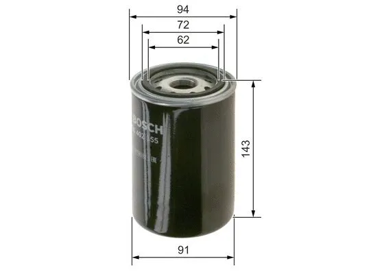 Kuro filtras BOSCH F 026 402 355