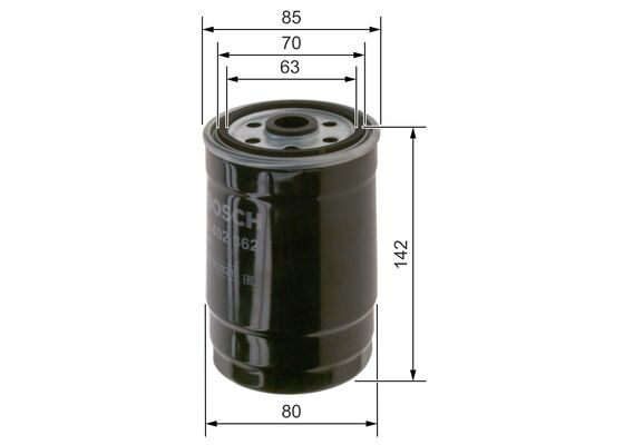 Kuro filtras BOSCH F 026 402 362