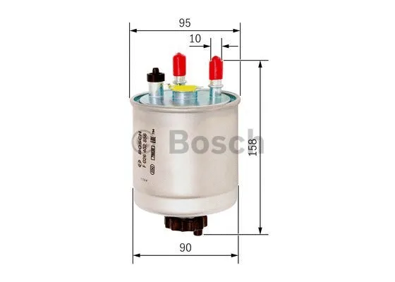 Kuro filtras BOSCH F 026 402 856