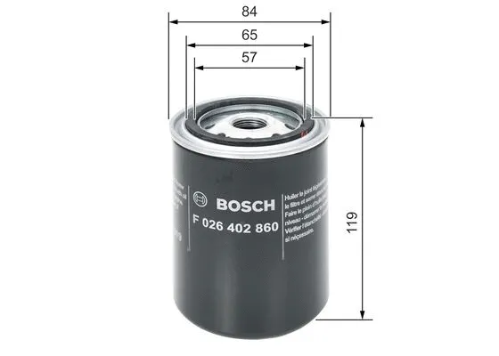 Kuro filtras BOSCH F 026 402 860