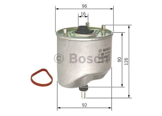 Kuro filtras BOSCH F 026 402 862