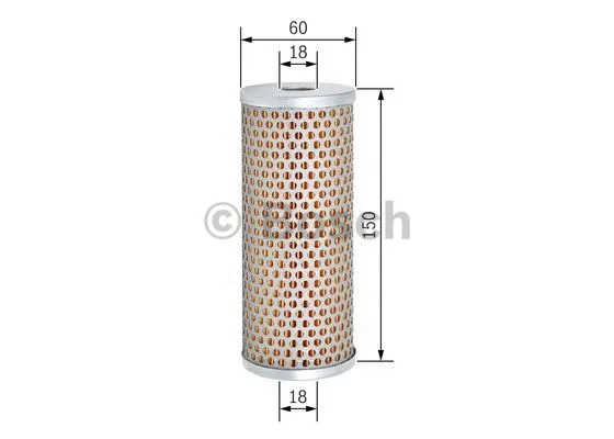 Vairo sistemos hidraulinis filtras BOSCH F 026 404 001