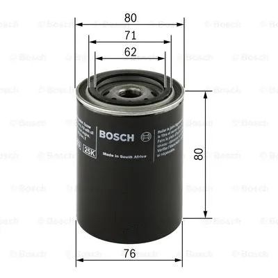 Alyvos filtras BOSCH F 026 407 005
