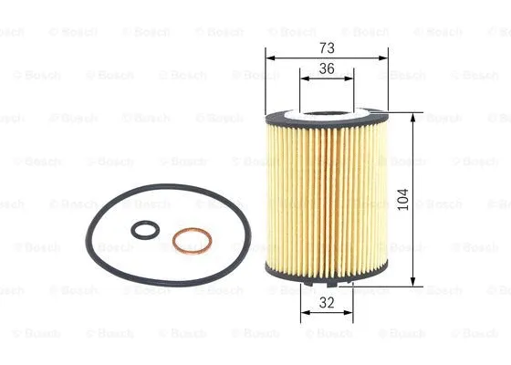 Alyvos filtras BOSCH F 026 407 010