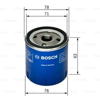 Alyvos filtras BOSCH F 026 407 022