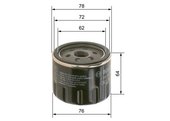 Alyvos filtras BOSCH F 026 407 302