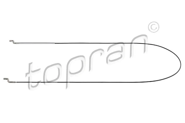 Sėdynės nugarėlės reguliavimo trosas TOPRAN 102 923