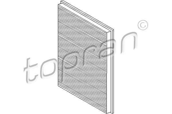 Salono filtras TOPRAN 108 408