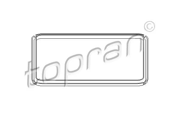 Automatinės pavarų dėžės alyvos karterio tarpinė TOPRAN 108 756