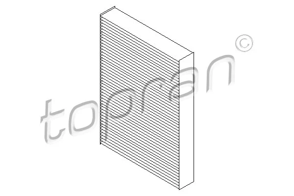 Salono filtras TOPRAN 700 130