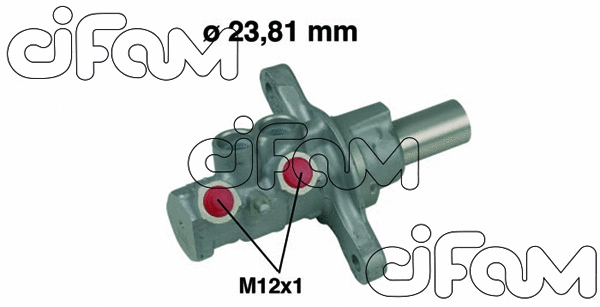 Stabdžių pagrindinis cilindras CIFAM 202-522