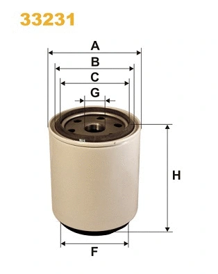 Kuro filtras WIX FILTERS 33231
