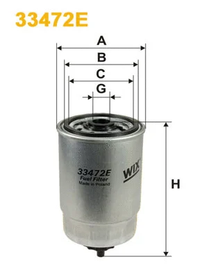 Kuro filtras WIX FILTERS 33472E