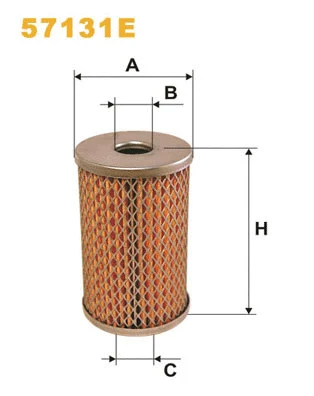 Vairo sistemos hidraulinis filtras WIX FILTERS 57131E