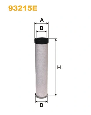 Antrinis oro filtras WIX FILTERS 93215E
