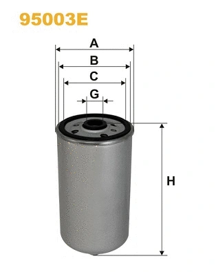 Kuro filtras WIX FILTERS 95003E