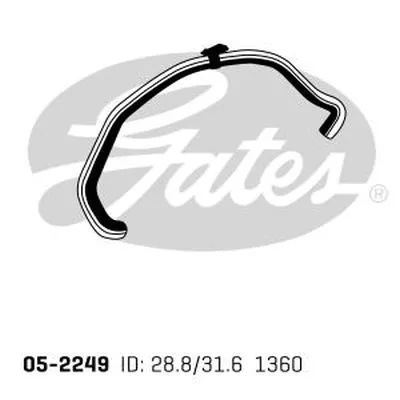 Radiatoriaus žarna GATES 05-2249