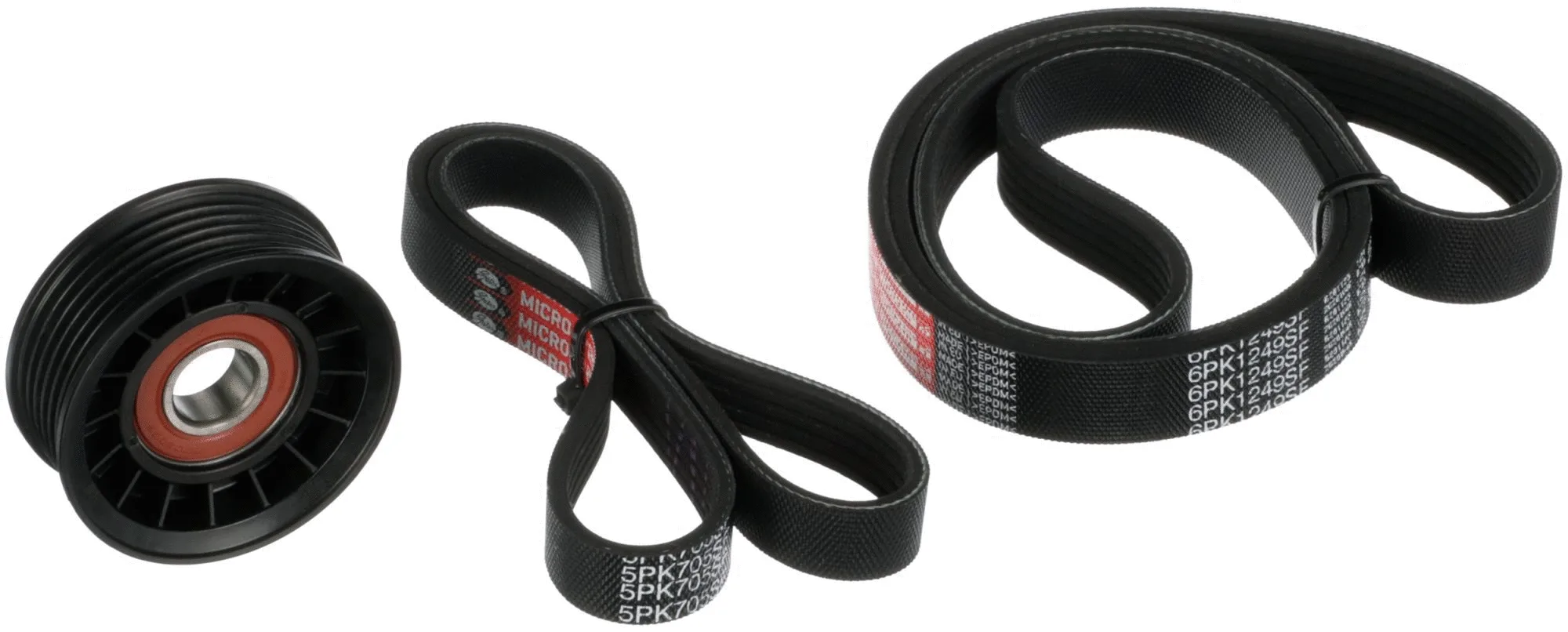 Diržų komplektas GATES K026PK1249SF