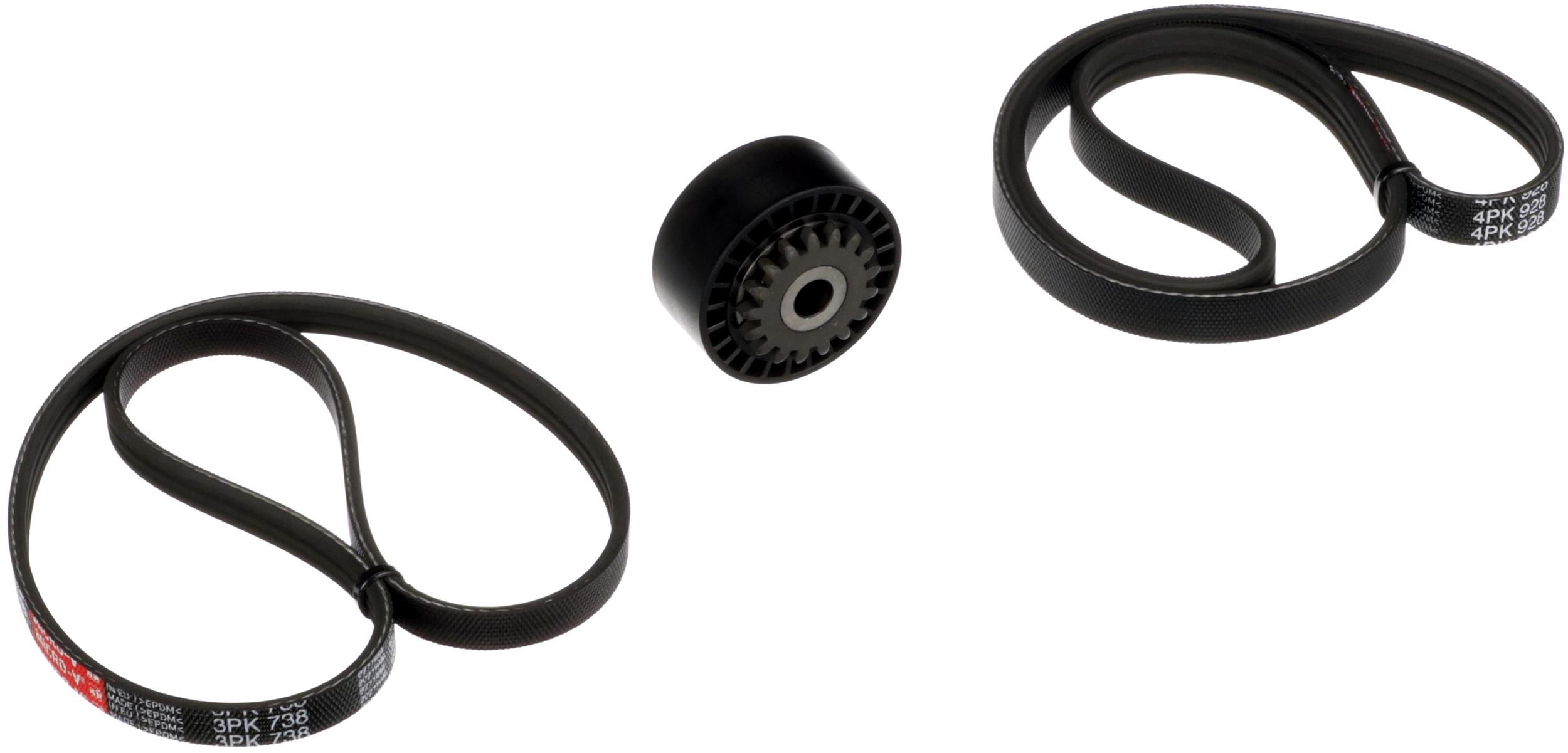 Diržų komplektas GATES K033PK738