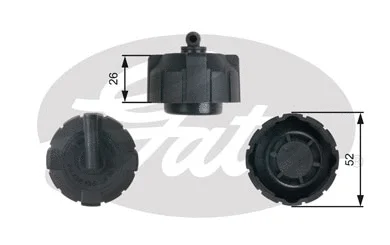 Radiatoriaus dangtelis GATES RC213