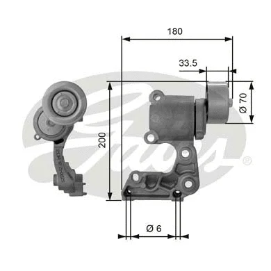 Diržo įtempiklis GATES T38410