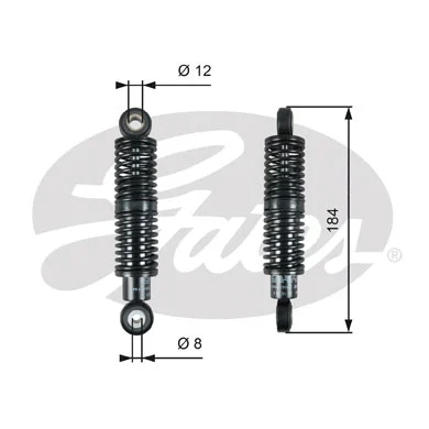 Diržo vibracijos slopintuvas GATES T39265
