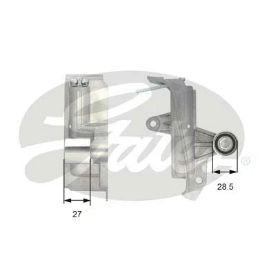 Paskirstymo diržo vibracijos slopintuvas GATES T43028