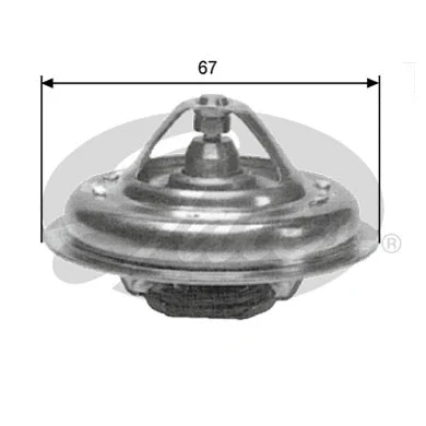 Termostatas GATES TH09985G1