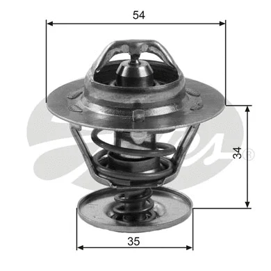 Termostatas GATES TH11383G1