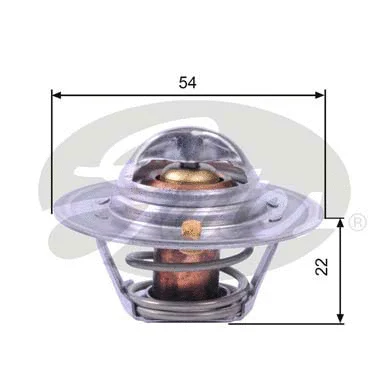 Termostatas GATES TH12888G2