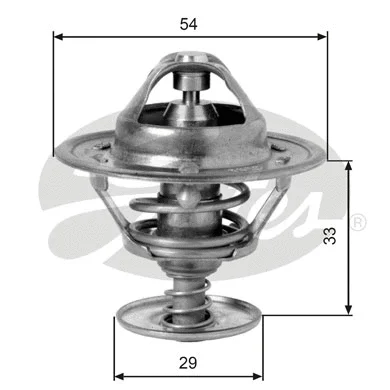 Termostatas GATES TH12988G1