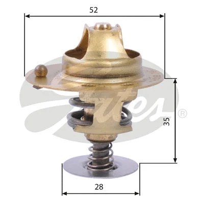 Termostatas GATES TH14178G1