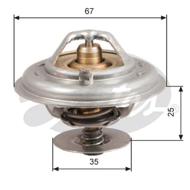 Termostatas GATES TH14380G1