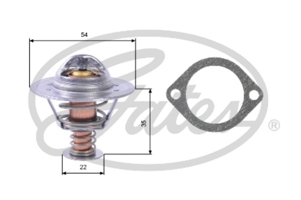 Termostatas GATES TH22689G1