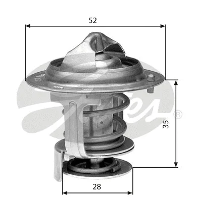 Termostatas GATES TH29478G1
