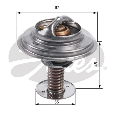 Termostatas GATES TH45682G1