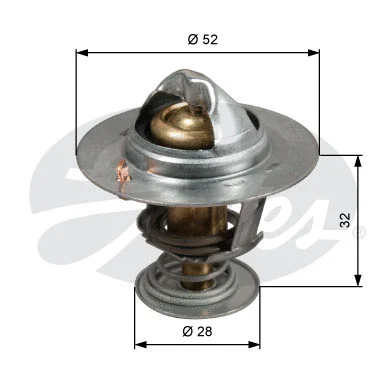 Termostatas GATES TH50292G1