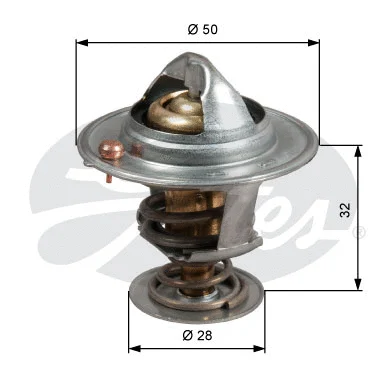 Termostatas GATES TH50588G1