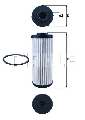 Automatinės transmisijos hidraulinis filtras KNECHT HX 139D