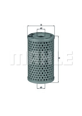 Vairo sistemos hidraulinis filtras KNECHT HX 15