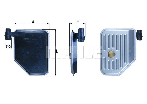 Automatinės transmisijos hidraulinis filtras KNECHT HX 156