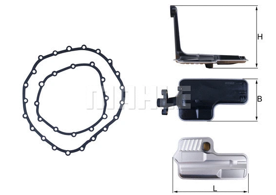 Automatinės transmisijos hidraulinis filtras KNECHT HX 192D