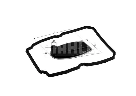 Automatinės transmisijos hidraulinis filtras KNECHT HX 81D