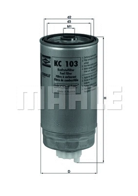 Kuro filtras KNECHT KC 103