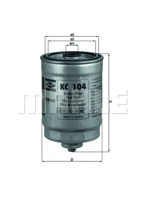 Kuro filtras KNECHT KC 104