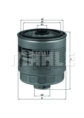 Kuro filtras KNECHT KC 111