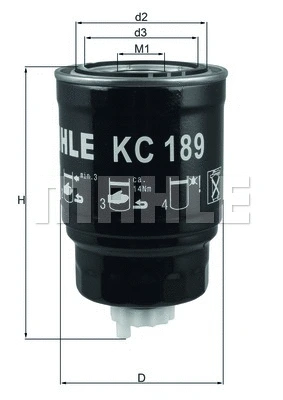 Kuro filtras KNECHT KC 189